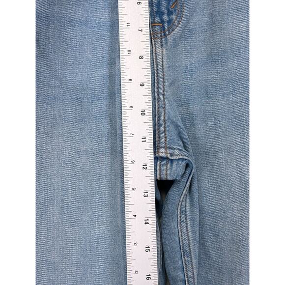 Abercrombie & Fitch Jeans 27 / 4 Womens 90s Slim Straight Cross Button Denim - Picture 4 of 7